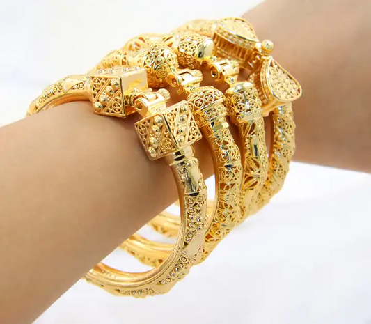 Amedly.™ Hollow Heart Bangles