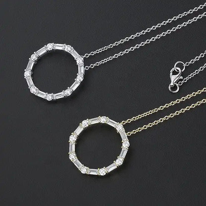 Amedly.™ Halo Pendant Necklace