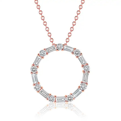 Amedly.™ Halo Pendant Necklace